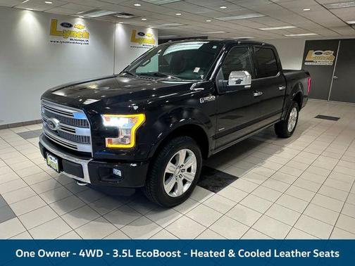 Shadow Black 2016 Ford F-150 Platinum