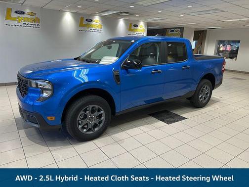 Blue 2026 Ford Maverick XLT