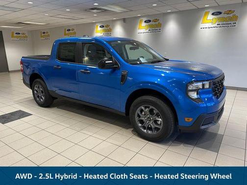 Blue 2026 Ford Maverick XLT