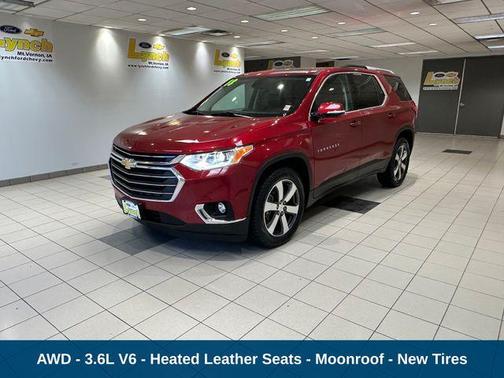 Cajun Red Tintcoat 2018 Chevrolet Traverse LT Leather