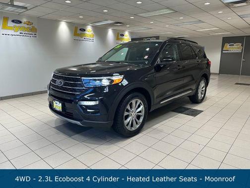 Agate Black Metallic 2023 Ford Explorer XLT