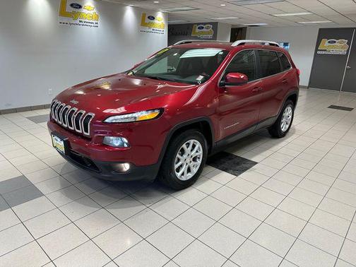Deep Cherry Red Crystal Pearlcoat 2017 Jeep Cherokee Latitude