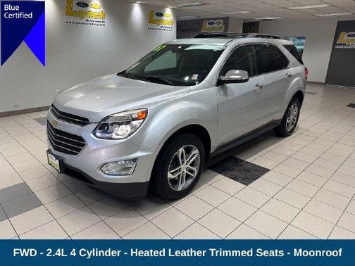 Silver Ice Metallic 2017 Chevrolet Equinox Premier