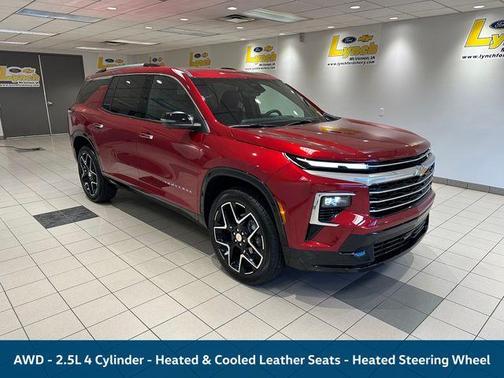 Radiant Red 2026 Chevrolet Traverse High Country