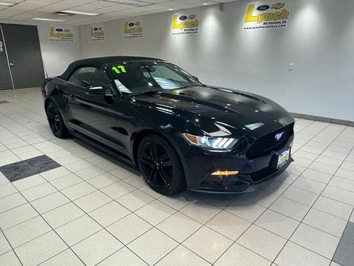 Shadow Black 2017 Ford Mustang EcoBoost Premium