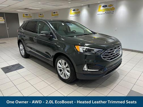 Green Metallic 2024 Ford Edge Titanium