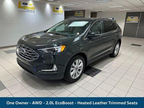 Green Metallic 2024 Ford Edge Titanium