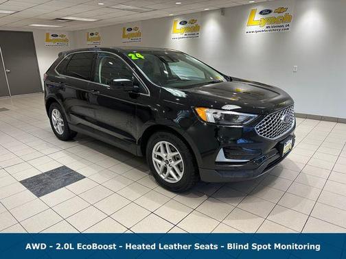 Agate Black Metallic 2024 Ford Edge SEL