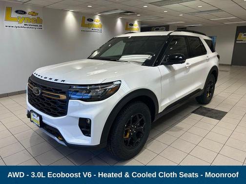 White Metallic 2026 Ford Explorer Tremor