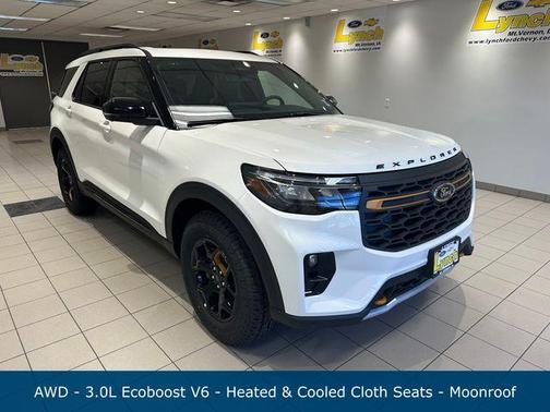 White Metallic 2026 Ford Explorer Tremor