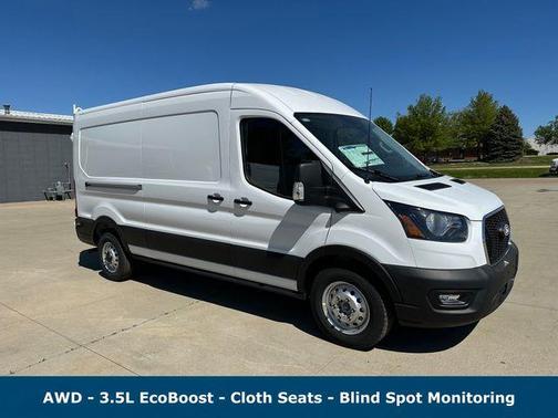 White 2026 Ford Transit-250 148 WB Medium Roof Cargo