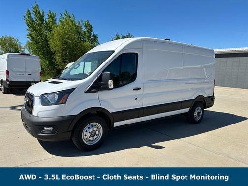 White 2026 Ford Transit-250 148 WB Medium Roof Cargo