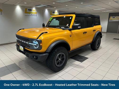 Cyber Orange Metallic Tricoat 2022 Ford Bronco Badlands
