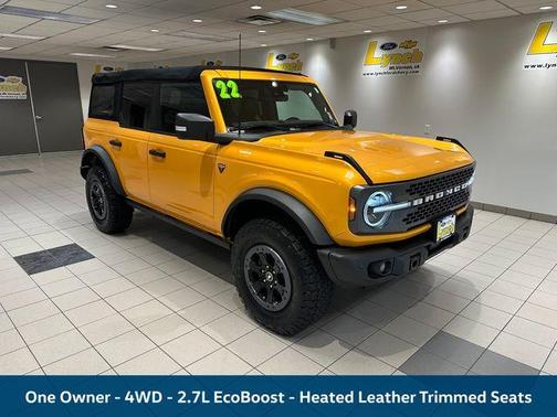 Cyber Orange Metallic Tricoat 2022 Ford Bronco Badlands