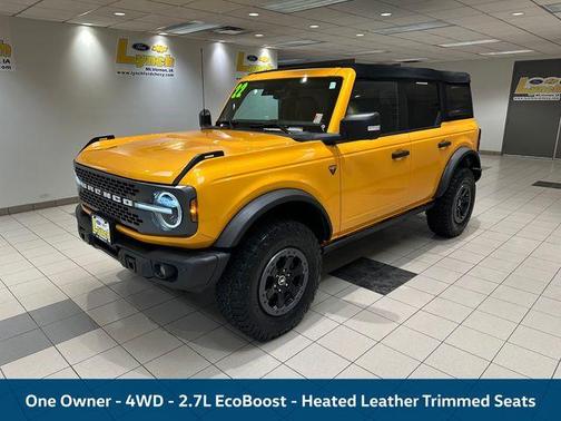 Cyber Orange Metallic Tricoat 2022 Ford Bronco Badlands