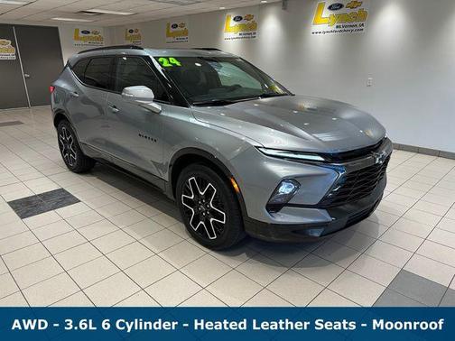 Sterling Gray Metallic 2024 Chevrolet Blazer RS