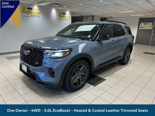 Vapor Blue 2025 Ford Explorer ST