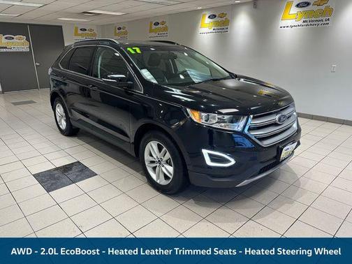 Shadow Black 2017 Ford Edge SEL