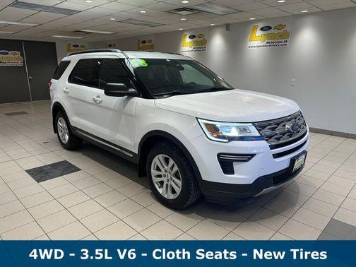 Oxford White 2018 Ford Explorer XLT