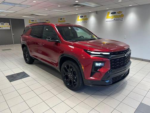 Radiant Red 2024 Chevrolet Traverse RS
