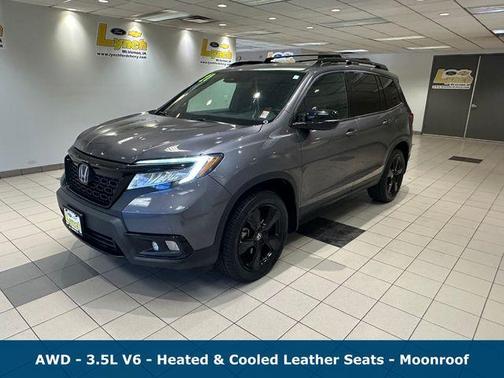 Gray 2021 Honda Passport Elite