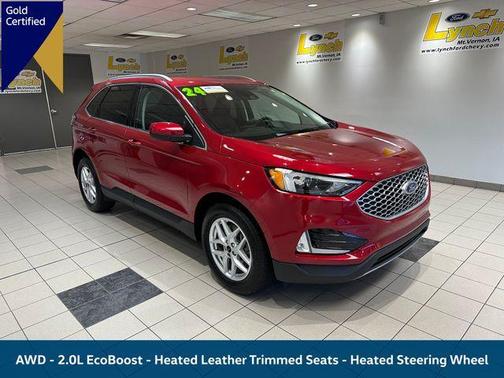 Rapid Red Metallic Tinted Clearcoat 2024 Ford Edge SEL