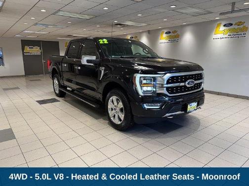 Black Metallic 2022 Ford F-150 Platinum