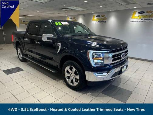 Antimatter Blue Metallic 2023 Ford F-150 Lariat