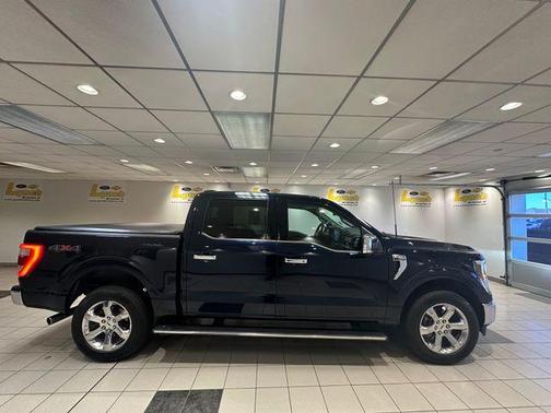 Antimatter Blue Metallic 2023 Ford F-150 Lariat