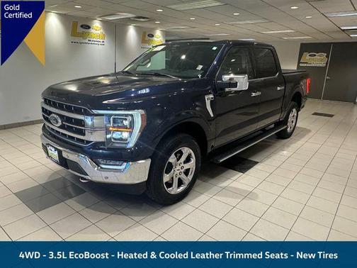 Antimatter Blue Metallic 2023 Ford F-150 Lariat