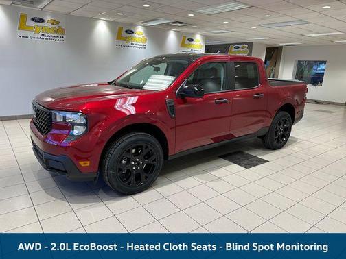 Red 2026 Ford Maverick XLT