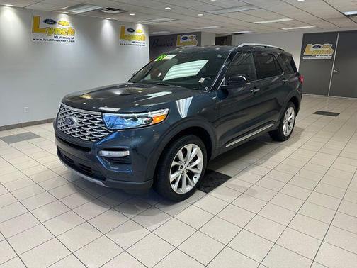Stone Blue Metallic 2023 Ford Explorer Platinum