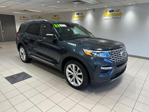 Stone Blue Metallic 2023 Ford Explorer Platinum