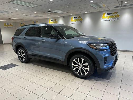 Blue 2026 Ford Explorer ST-Line