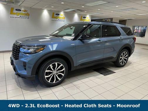 Blue 2026 Ford Explorer ST-Line