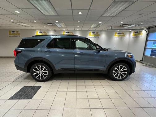 Blue 2026 Ford Explorer ST-Line