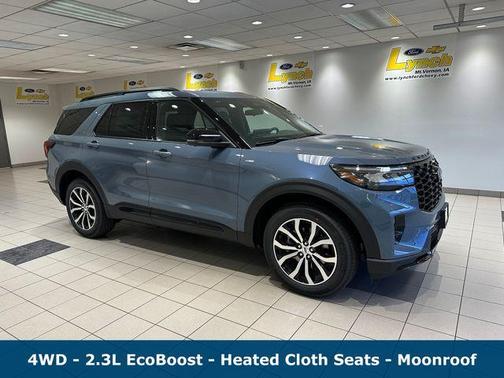 Blue 2026 Ford Explorer ST-Line