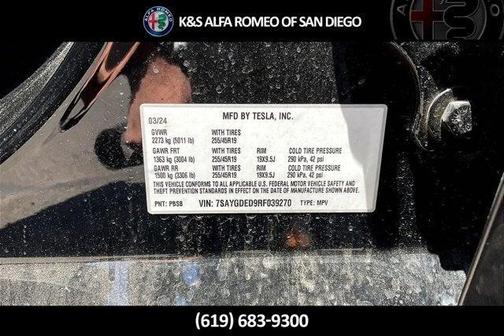 2024 Tesla Model Y Long Range Dual Motor All-Wheel Drive