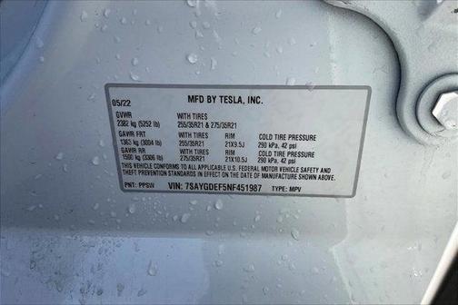 2022 Tesla Model Y Performance Dual Motor All-Wheel Drive