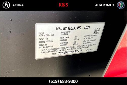 2024 Tesla Cybertruck All-Wheel Drive