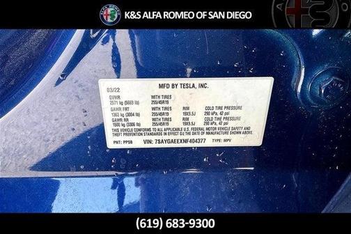 2022 Tesla Model Y Long Range Dual Motor All-Wheel Drive