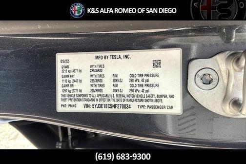 2022 Tesla Model 3 Performance