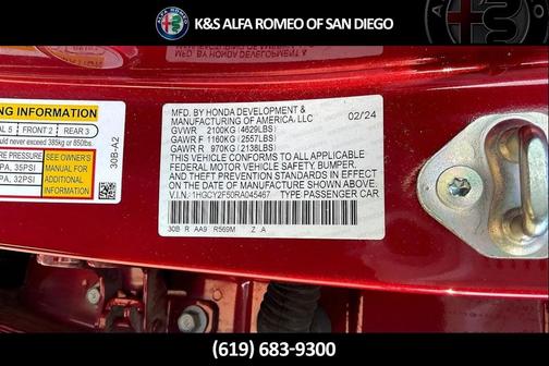 2024 Honda Accord Hybrid Base