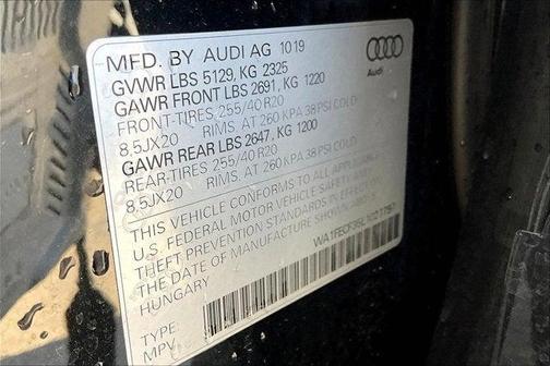 2020 Audi Q3 45 S line Prestige