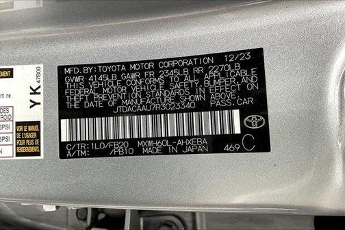 2024 Toyota Prius LE
