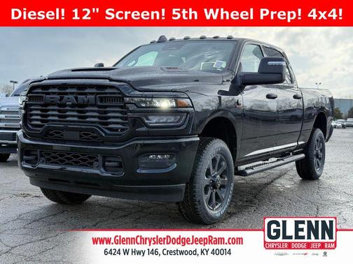 Diamond Black Crystal Pearlcoat 2026 RAM 2500 Black Express Crew Cab 4x4 6'4' Box