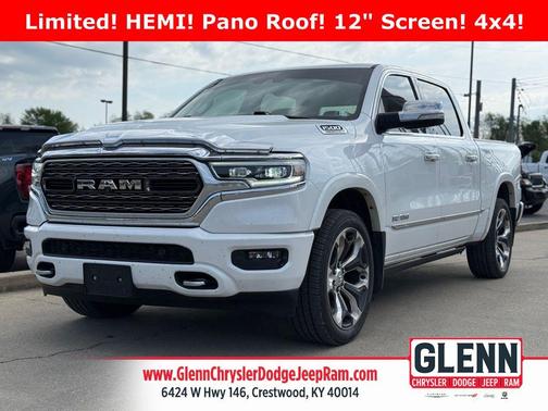 Ivory White Tri-Coat Pearlcoat 2020 RAM 1500 Limited