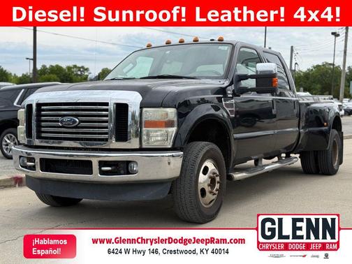 Black Clearcoat 2008 Ford F-350 Lariat