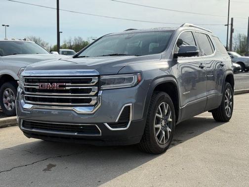 Satin Steel Metallic 2021 GMC Acadia AWD SLE