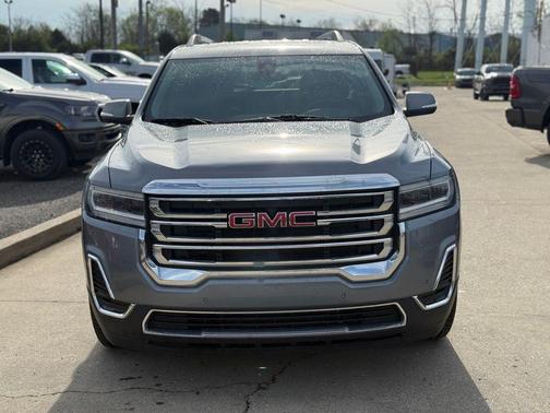 Satin Steel Metallic 2021 GMC Acadia AWD SLE